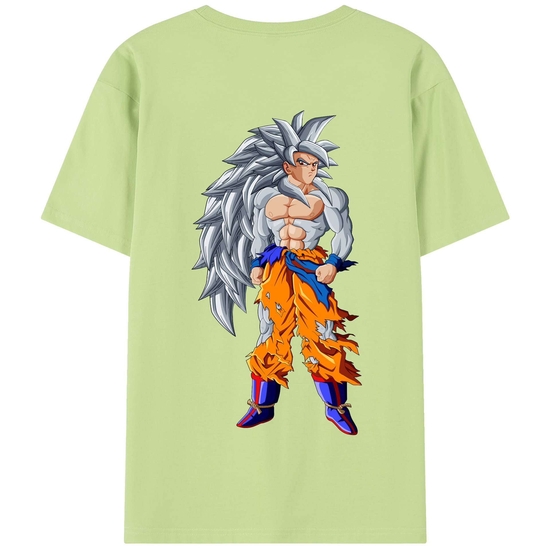 （画像用） ドラゴンボール 孫悟空（そん ごくう）Son Goku カカロット DRAGON BALL Kakarotto 綿100％半袖Tシャツ（背面プリント）